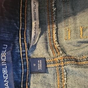 Bandolinoblu Arianna Bootcut Jeans Denim Western Farm Rodeo Attire Size 12